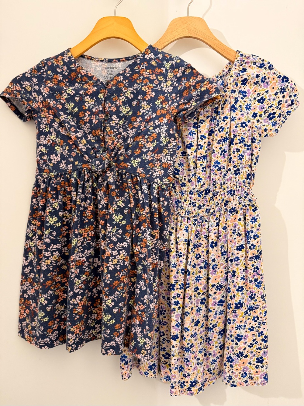 Carter's Girl’s Size 6 Dress Bundle with Multicolor Floral Print